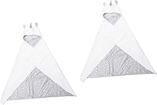 Toyvian 2 Peças De Toalha De Banho De Bebê Toalhas De Praia De Bebê Toalhas De Praia Com Capuz Para Crianças Poncho Toalhas Infantis Bebê Cobertor De Banho De Bebê Chifre Toalha De Bebê