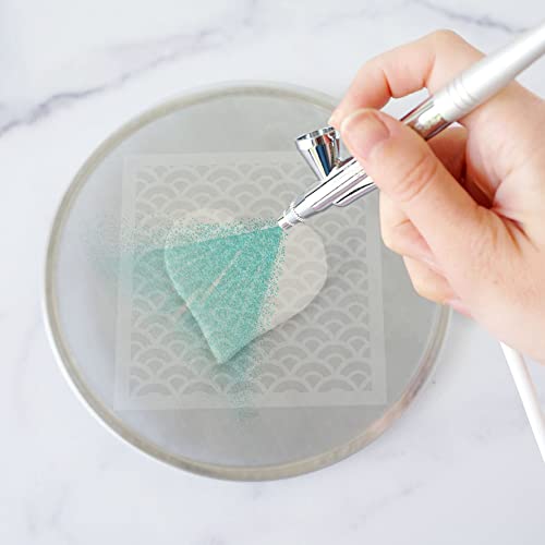 The Original Cookie Countess Magic Stencil Screen Airbrushing Tool Food-Safe Stainless Steel Airbrush Screen™ (1)