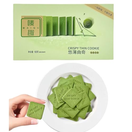 WSYLS-knusprige Matcha-Kekse, Chinesische Matcha-Kekse (165 g * 1 scatola), geeignet als Geschenk, Weihnachtsdessert oder Snack - knusprig und leicht süß WSYLS-knusprige Matcha-Kekse, Chinesische Matcha-Kekse (165 g * 1 scatola), geeignet als Geschenk, Weihnachtsdessert oder Snack - knusprig und leicht süß