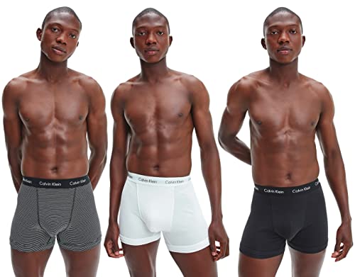Preisvergleich Produktbild Calvin Klein Herren Boxer Brief 3PK Boxershorts, Black-White, M