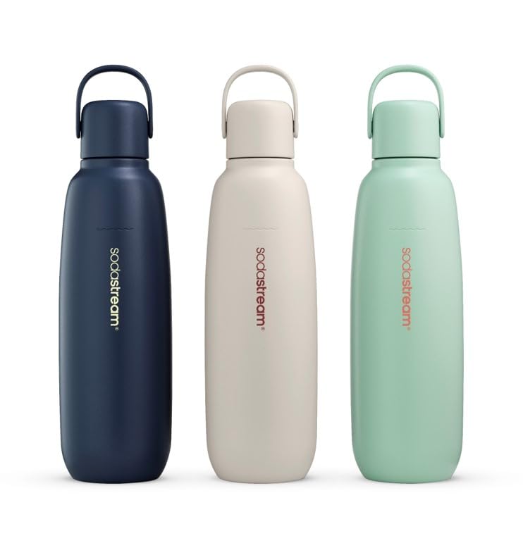 最終値下げ⭐　ディズニー 水筒　炭酸飲料対応　ステンレスソーダボトル　2種セット Amazon｜[公式] ソーダストリーム 炭酸飲料対応 ステンレスボトル 0.9L