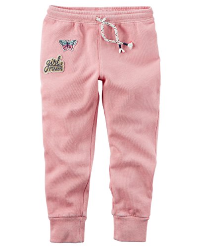 Joggers Carter's fille rose taille 2T en coton doux stretch