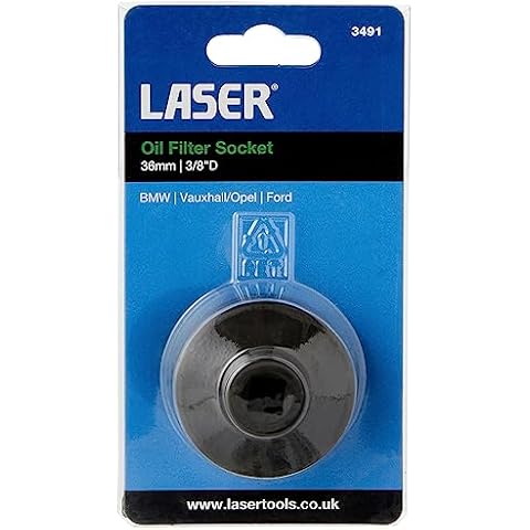 Laser 3491 Oil Filter Socket 36mm Cover