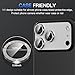 Suoman for iPhone 17 Pro/Pro Max Camera Lens Protector, Bling Glitter Independent Metal Crystal Tempered Glass Camera Lens Cover [Strong-Adhesion][Does not Affect Night Shots] -Grey