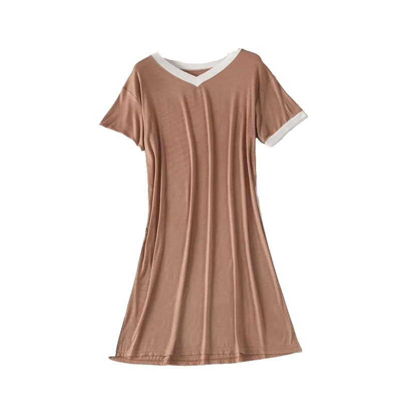 Lingerie pyjama col en V coupe lâche et manches courtes pour femmes exigeantes