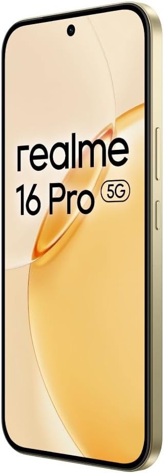 realme 16 Pro Dual-SIM 256GB ROM + 8GB RAM (GSM Only | No CDMA) Factory Unlocked 5G Smartphone (Gold) - International Version