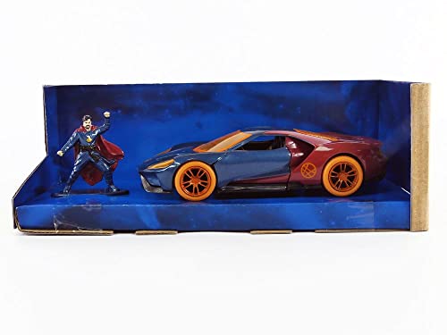 Jada Toys Ford Mustang W/Dr Strange Nano Fig 1/32 Vehicle #TOP1