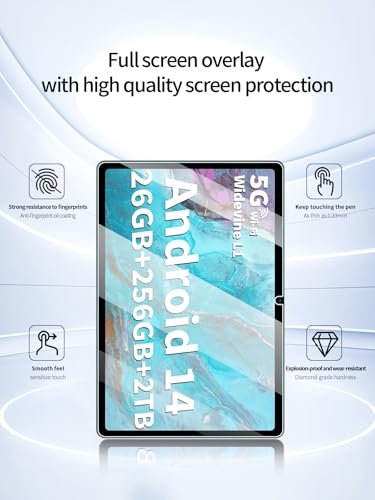 Protector de pantalla vidrio templado para tablet 10" miniatura 2