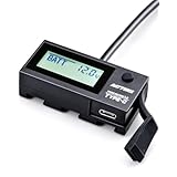 デイトナ(Daytona) バイク USB電源 防水 電圧計 USB-C PD3.0対応 急速充電 18W iPhone/Android対応 イープラスチャージャー 17239