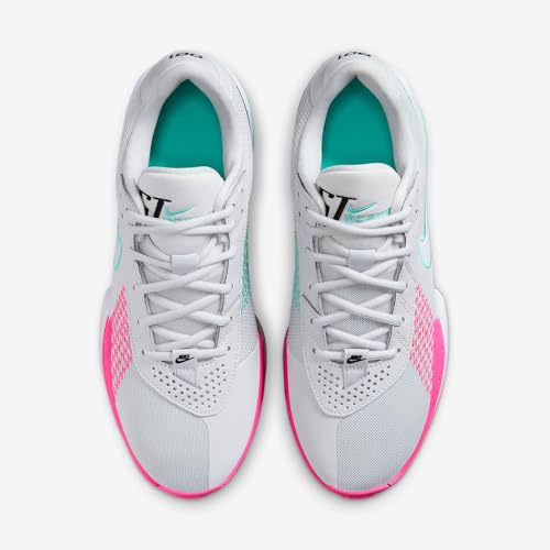 Nike G.T. Cut Academy Basketball Shoes (FB2599-010, Photon Dust/Pink Blast/Dynamic Turquoise/White)4