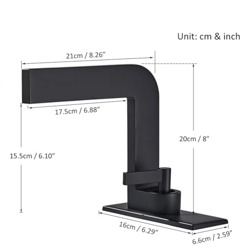 Robinet de lavabo à levier unique avec jet cascade fluide et précis - 7