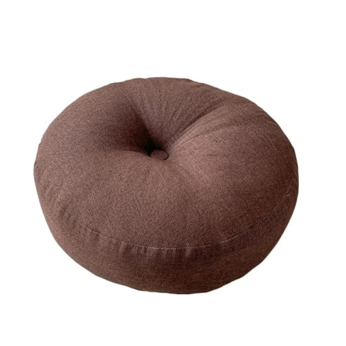 Cojín de meditación en lino premium grueso para silla de oficina y suelo 2