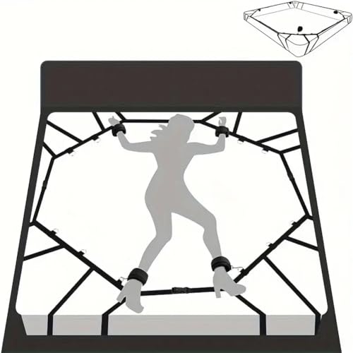 1 jeu de sangles de fixation de lit améliorées et renforcées sangles de toile d'araignée sangles de yoga