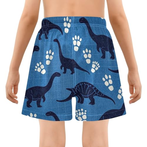 Maillot de bain garçon à motif préhistorique 4T avec cordon de serrage confortable