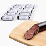 Little Joeys Original Summer Sausage 3 lb, Smoked Beef Sausage Snack, High Protein Meat Snacks, Keto Friendly, Ready to Eat Shelf Stable, 12 Pack