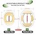 YUMEWARM Fitted Hat Stretcher Adjustable Fits All Cap Solid Wood & Heavy Duty Unisex Hat Jack Stretcher for Women Men 2Pack (2&4Way BR)