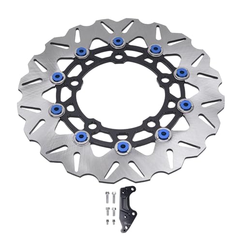 Rotor de disque de frein de remplacement pour moto Forza350 Forza300 avant 300 mm en acier bleu