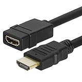 Cmple - HDMI Extension Cable Male to Female Support 3D HDMI Cable Extender with Ethernet - 25 Feet