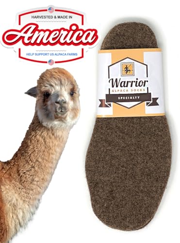 Plantillas de Fieltro 100% Lana Alpaca, 1 Par, Talle Grande miniatura 2