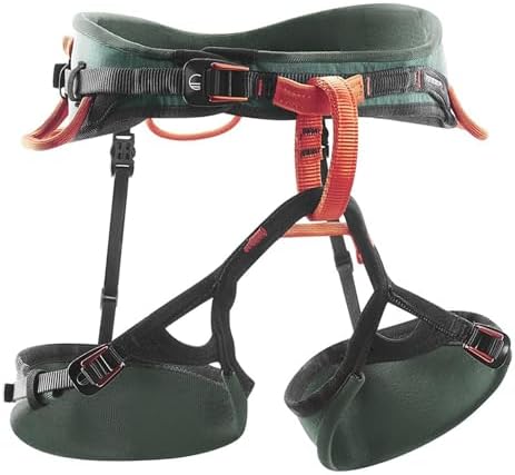 Wild Country Session Men’s Rock Climbing Harness - Adjustable Harness for Sport & Trad Climbing - Alloro/Orange - X-Large