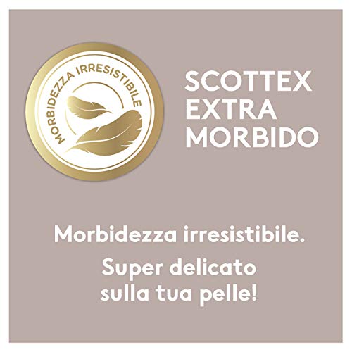 Scottex Extra Morbido Fazzoletti, 10 Confezioni da 8 Pacchetti