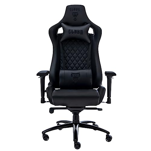 CADEIRA GAMER PRETA HEAVY DUTY CLANM - SUPORTA 180KG