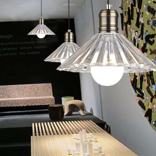 Plafonnier suspension E27 pour illuminer un comptoir sombre - 5