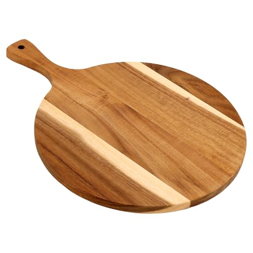 Set de 4 tablas de cortar de madera de acacia con mango miniatura 4