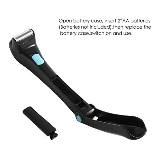 Men's Electric Back & Body Shaver,Large Razor with Adjustable Length Telescopic Handle for Men Back Hair Body Groomer Trimmer Removal. Adjustable Foam Handle - Image 6