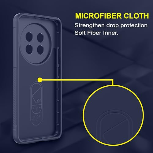 Image of Zapcase Back Case Cover for Realme 14 Pro Lite 5G | Compatible for Realme 14 Pro Lite 5G Back Cover | Liquid Silicon Magic Case with Camera Protection | Sapphire