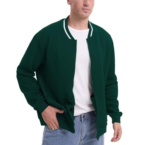 Men's Varsity Jacket Causal Slim Fit Baseball Letterman Jacket Boys Bomber Jackets