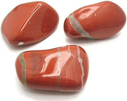 Red Jasper Tumbled Stones XXL Set of Three