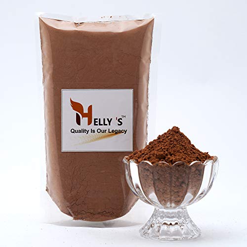 Image of Helly's Raw Unsweetened Cocoa Powder for Cake Making | 900g - Zip Lock Pack | Zero Sugar, Vegan