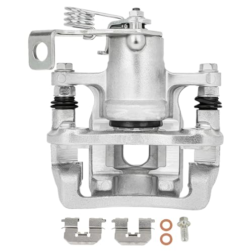 Image of SCITOO 19B6455 Rear Left Disc Brake Caliper Assembly w /Bracket For Hyundai For Elantra 2011-2016,For Hyundai For Elantra Coupe 2013-2014