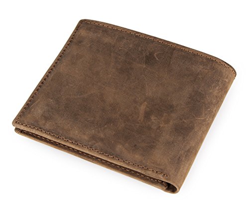 Drf Slim Bifold Leather Wallet With Credit Card Holder For Men Bg-212 (Brown) #TOP1