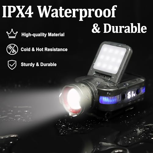 Lampe à clip pour casque idéale pour pêche et camping - 5