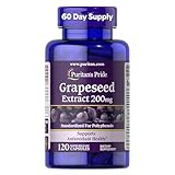 Puritan's Pride Grapeseed Extract 200mg, Dietary Supplement...