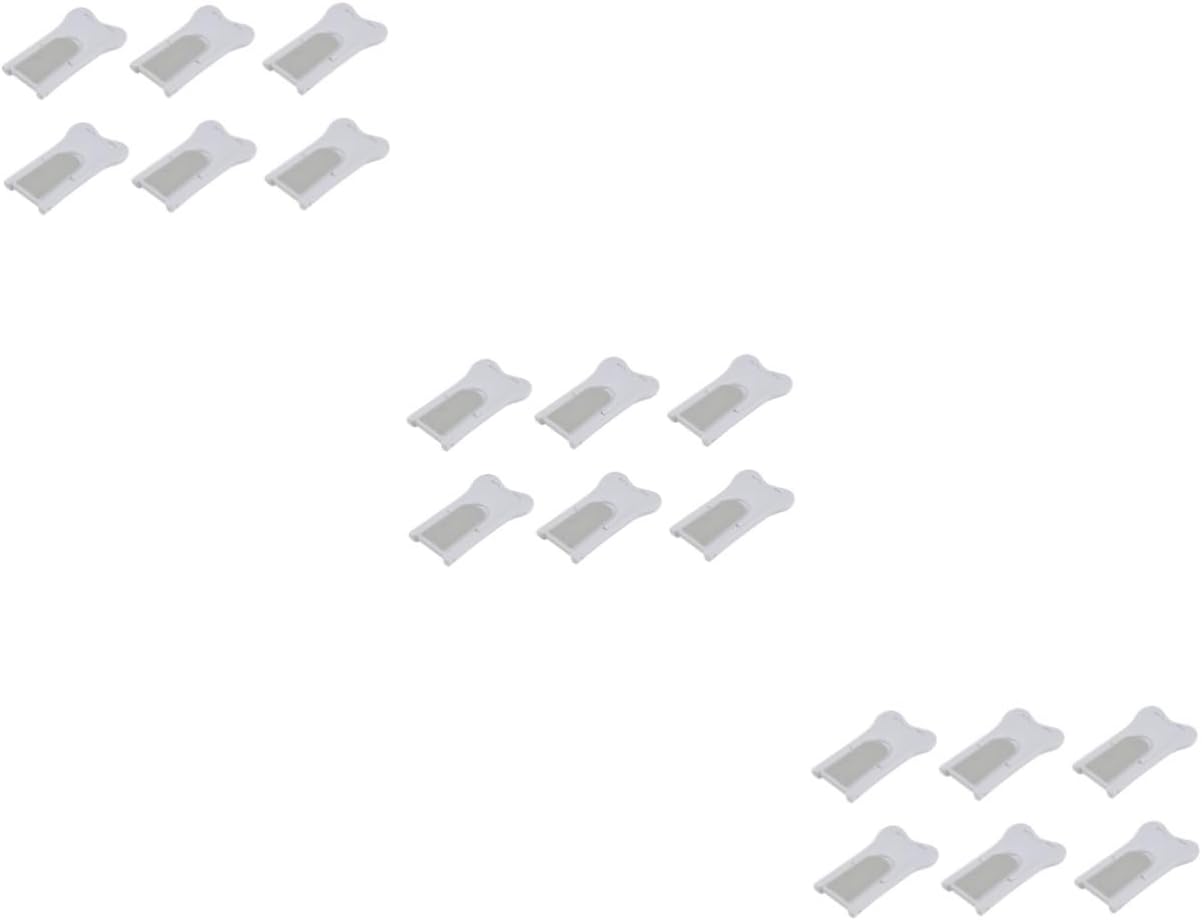 TOYANDONA 18pcs Boy Girl Safety Sliding Door Locks Material Babyproof Cabinet Window Locks Easy Installation for Homes Boys and Girls Pets