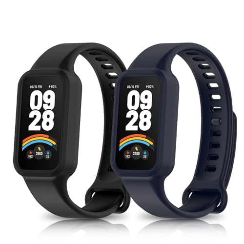 [HeeNia] 2������ �o���h Xiaomi Smart Band 9 Active/Xiaomi Redmi Smart Band 3 �Ή� �V���R�� �X�g���b�v ���[�v �ւ��x���g���v�x���g�X�|�[�c�o���h �h���� �y�� Xiaomi Smart B