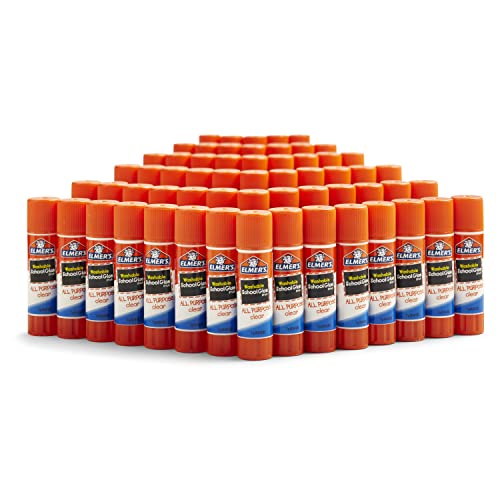 Elmer's All Purpose School Glue Sticks, Washable, 7 Grams, 60 Count #TOP1