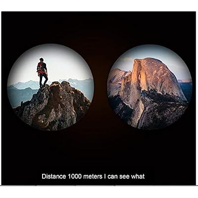 Generic Portable Monocular Professional Folding 30X60 Binoculars Zoom Night Day Vision High Power Binocular Monocular Pocket Binoculars for Travel, Black