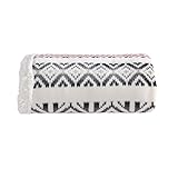 Eddie Bauer Manta de Forro Polar Reversible de Sherpa, Color Rojo