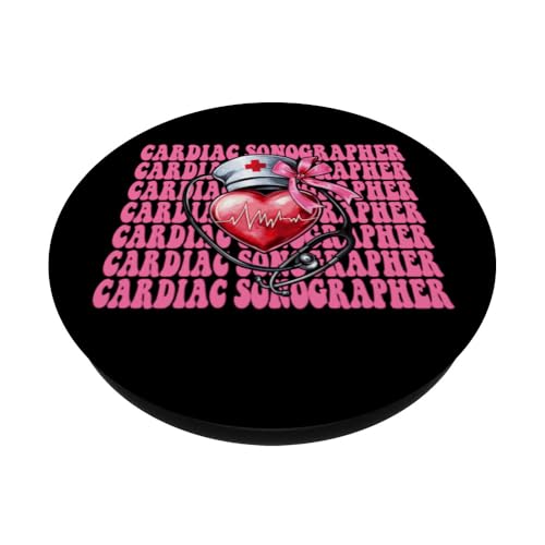 Herzsonograph Herzkrankenschwester VICU ICU CICU Kardiologie PopSockets Klebender PopGrip