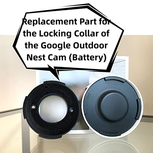 Teyouyi Mount For Nest Cam,Accessory For Nest Cam Outdoor (Battery) Replacement Part For Nest Cam Outdoor (Battery) Locking Collar Black Not Included Nest Cam Outdoor (Battery) #TOP3