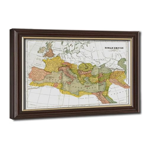 Empire romain carte pour habiller un mur de bureau vide cadre inclus