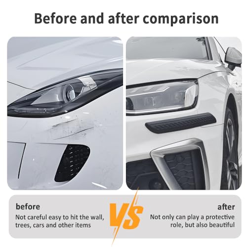 2PCS Universal Bumper Protector Strip