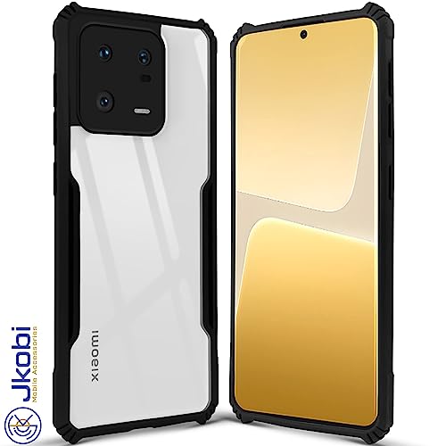 Image of Jkobi Back Cover Case for Xiaomi Mi 13 Pro (Shockproof with Polycarbonate Clear Panel | Professional Black)