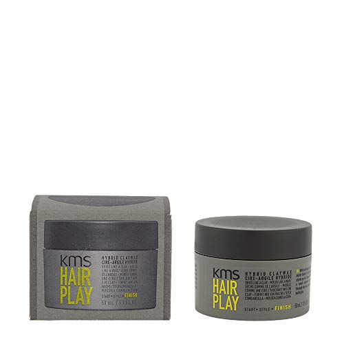 KMS HAIRPLAY Firm Hold Hybrid Clay Wax, 1.6 oz
