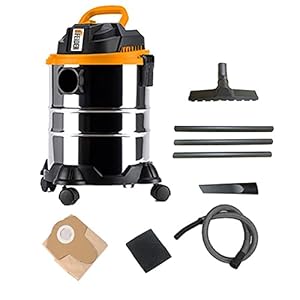 FEIDER FHAEP1420L Nass- Trockensauger 1400W 20L – Schaumstoffilter und Fangsack – Saugleistung 18 kPa – Robust und…