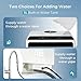 EUHOMY Countertop Dishwasher Portable with 6 Programs, 5L Built-in Water Tank for Apartments & RV, 167℉ High-Temp, No Hookup Needed, Mini Dishwasher with Baby Care, Air Dry/Quick/ECO/Fruit/Normal Mode